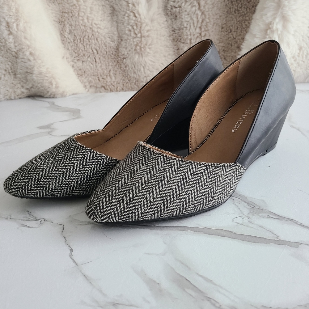 NWOT, CHINESE LAUNDRY, ‘TRACIE’, D’ORSAY WEDGE, SZ 7.5